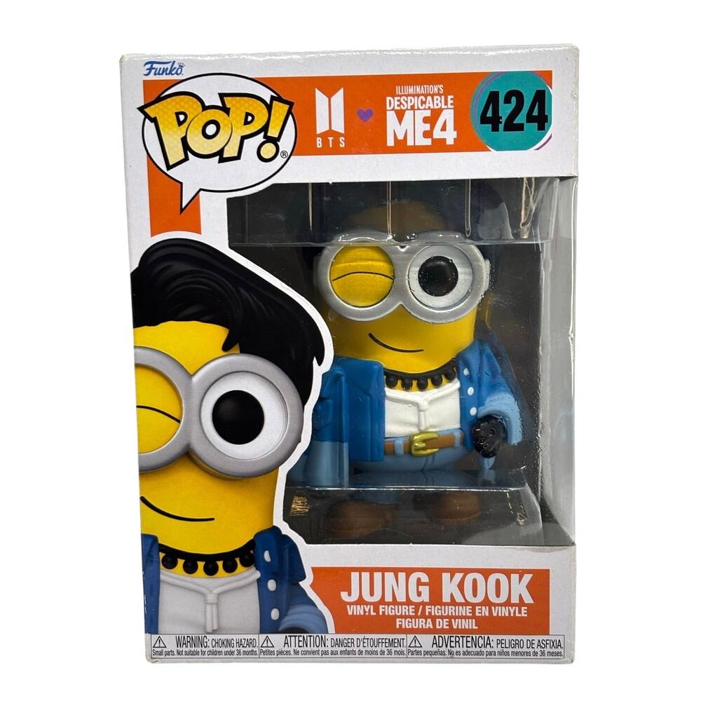 Funko Pop! Despicable Me 4, Jung Kook, #424 - New in Box